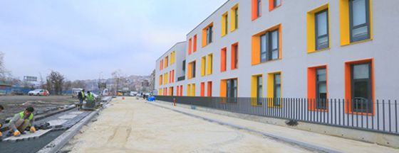 Bilgi Üniversitesi Yanındaki Yol Yenilendi Bilgi Üniversitesi Yanındaki Yol Yenilendi