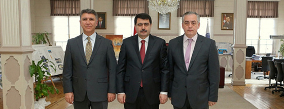 Vasip Şahin'den Remzi Aydın'a İade-i Ziyaret Vasip Şahin'den Remzi Aydın'a İade-i Ziyaret