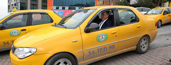Taksicilere Sürpriz Ziyaret Taksicilere Sürpriz Ziyaret