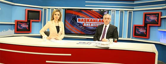 Başkan Aydın, Tek Rumeli TV'de “Huzur Başkenti”ni Anlattı Başkan Aydın, Tek Rumeli TV'de “Huzur Başkenti”ni Anlattı