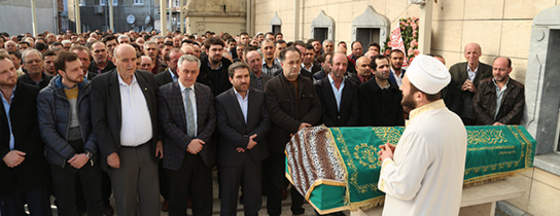 Başkan Aydın'dan son görev Başkan Aydın'dan son görev