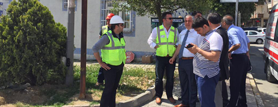 Eyüp'te Doğalgaz Borusu Delindi Eyüp'te Doğalgaz Borusu Delindi
