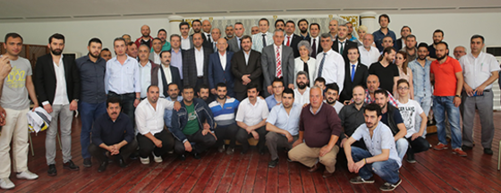 Berberler ve Kırtasiyeciler Başkan Aydın'la Buluştu Berberler ve Kırtasiyeciler Başkan Aydın'la Buluştu