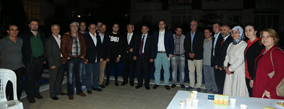 Başkan Aydın Site Sakinlerini Dinledi Başkan Aydın Site Sakinlerini Dinledi