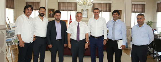 Eyüp Müteahhitler Birliği Başkan Aydın'ı Ziyaret Etti Eyüp Müteahhitler Birliği Başkan Aydın'ı Ziyaret Etti
