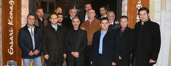 Kosovalı Gazilerden Başkan Aydın'a Ziyaret Kosovalı Gazilerden Başkan Aydın'a Ziyaret