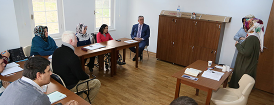 Başkan, Eser Binasını Ziyaret Etti Başkan, Eser Binasını Ziyaret Etti