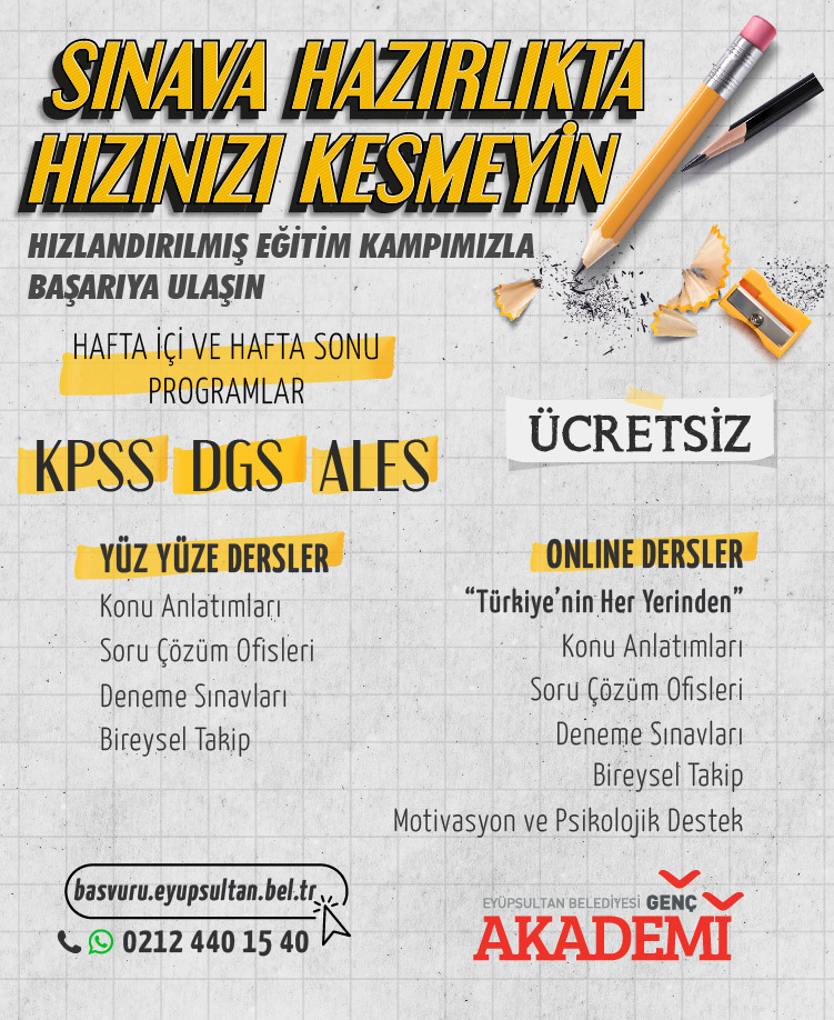 Sınava Hazırlıkta Hızınızı Kesmeyin