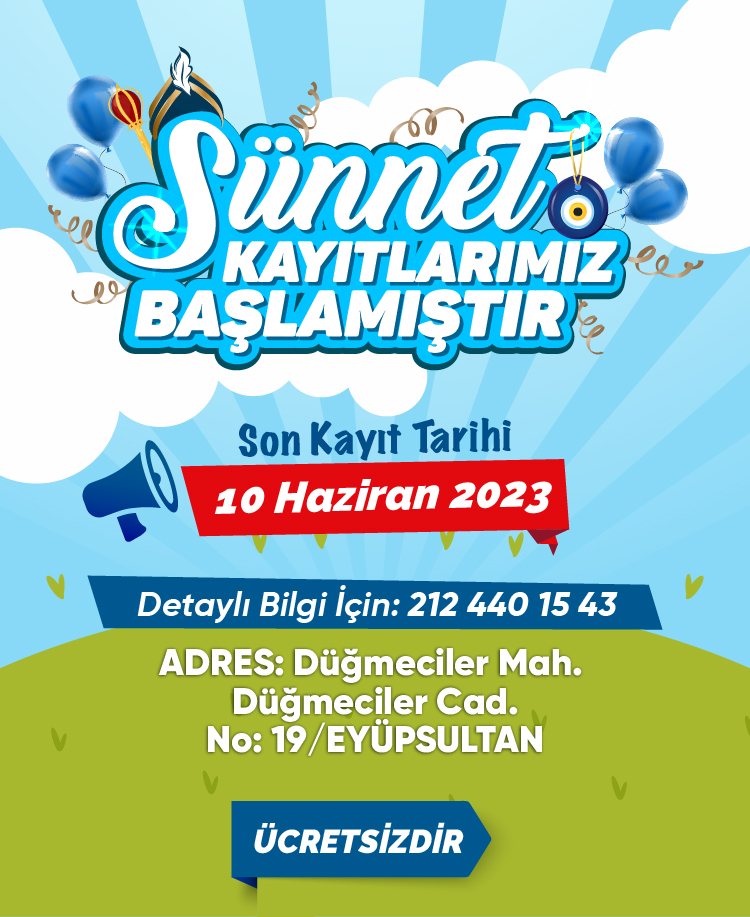 Sünnet Kayıtlarımız Başlamıştır