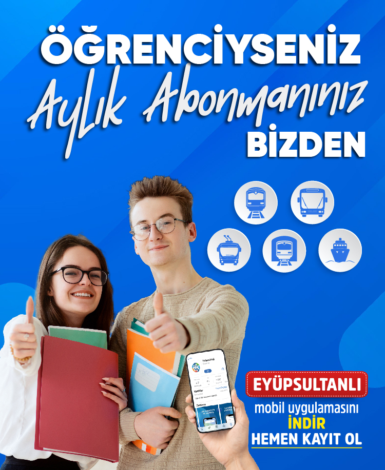 Öğrencilere Aylık Abonman Hediyesi