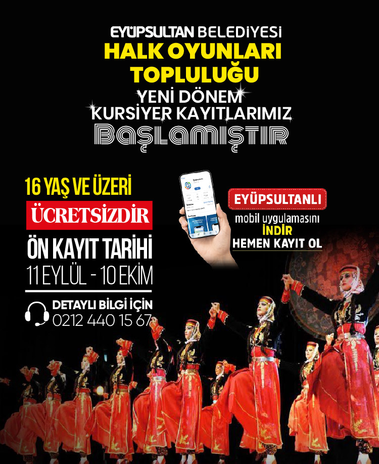 Halk Oyunları Topluluğu Yeni Dönem Kayıtları