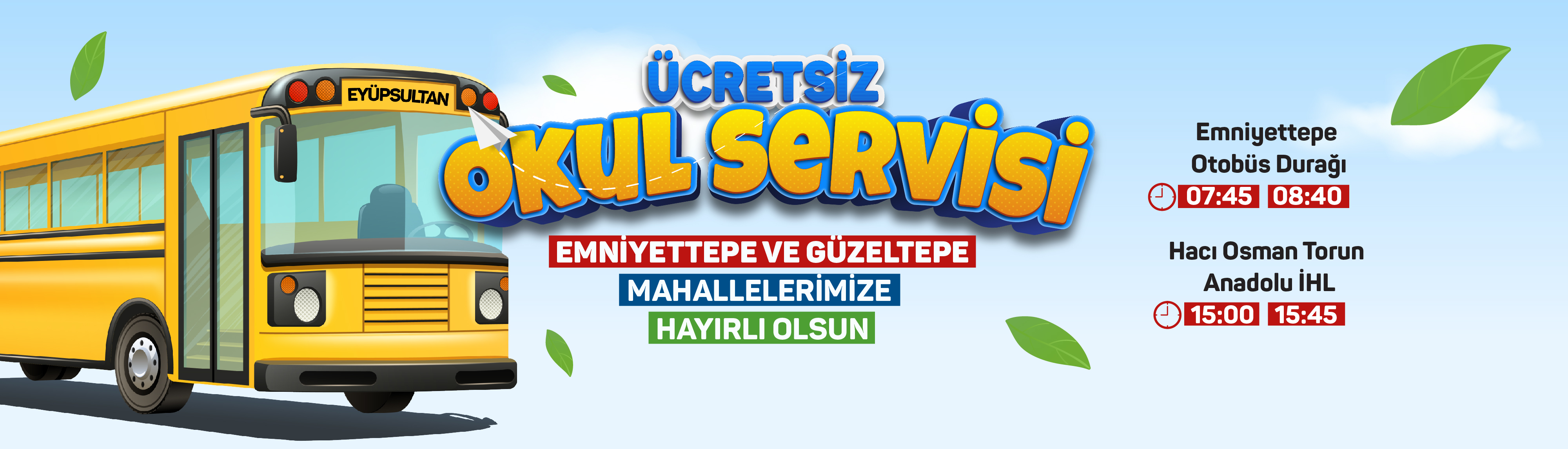 Ücretsiz Okul Servisi