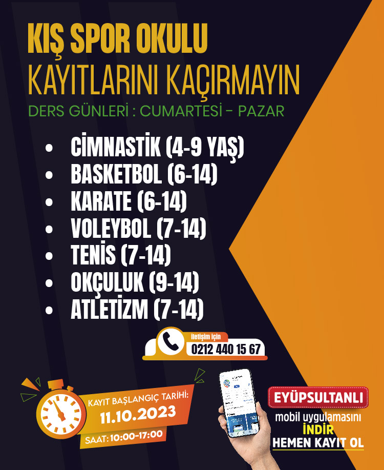 Kış Spor Okulları Başlıyor