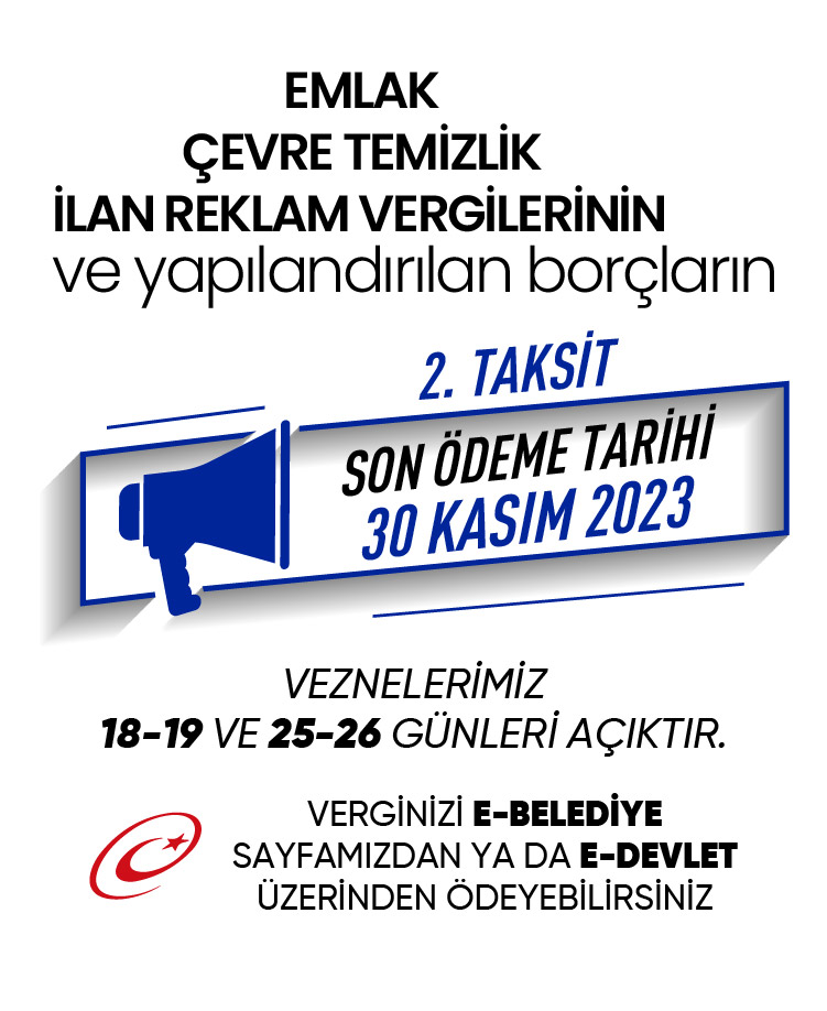 Emlak, Çevre Temizlik Vergisi, İlan Reklam Vergisi Ödemeleri