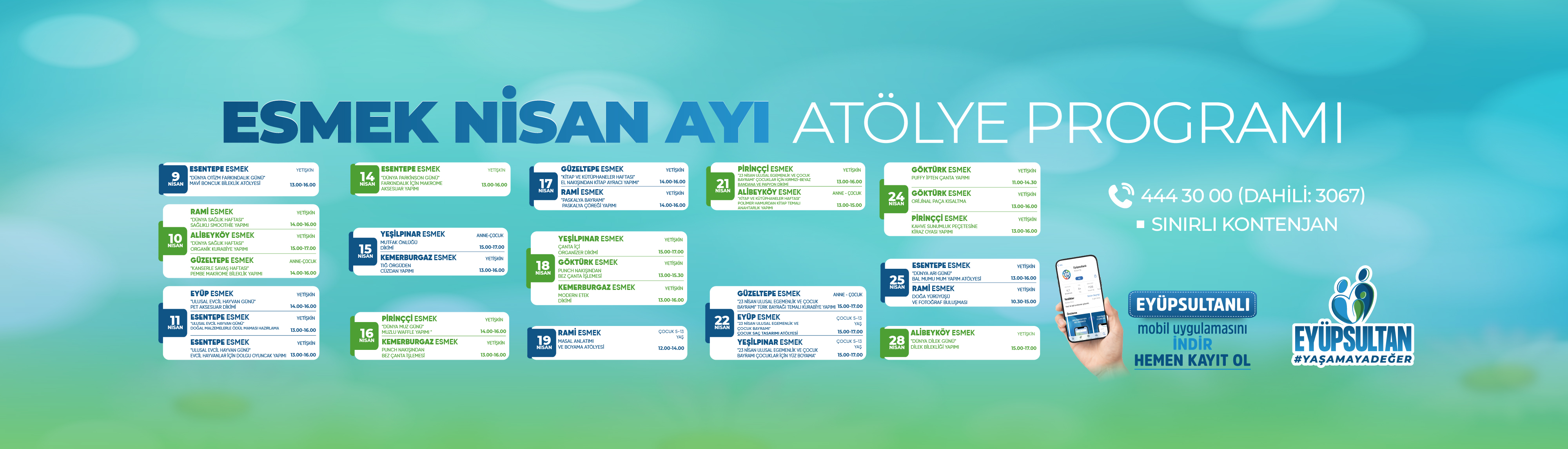 ESMEK - Nisan Ayı Atölye Programı