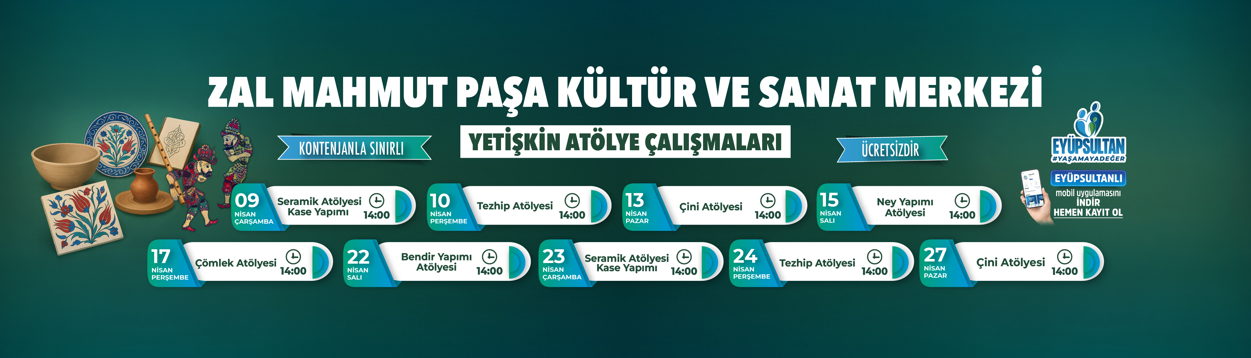 Zal Mahmut Paşa Kültür ve Sanat Merkezi Atölyeleri - Yetişkin