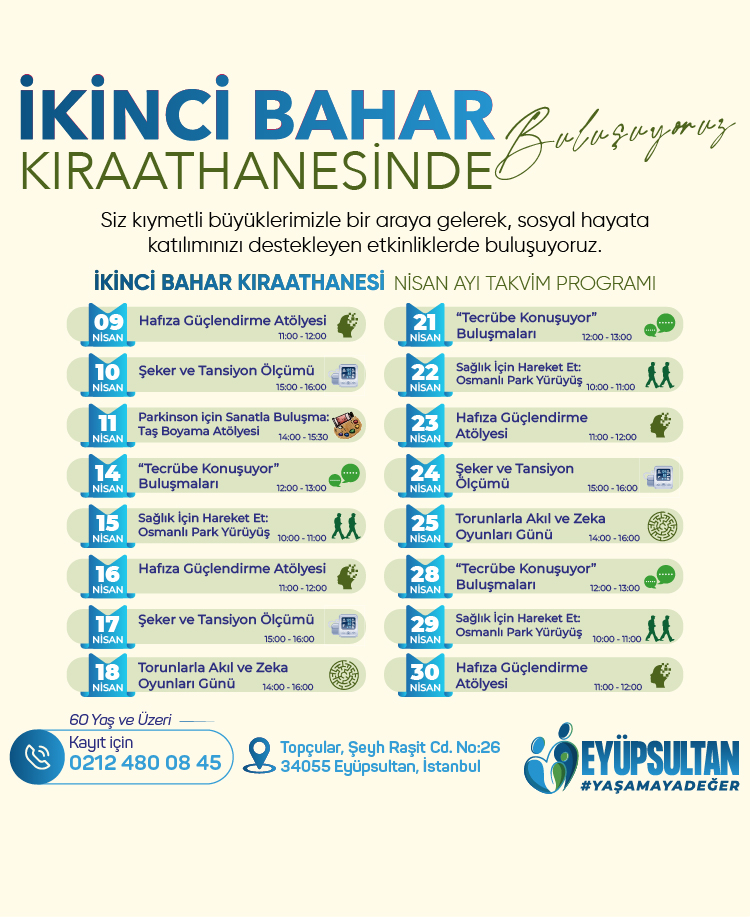 İkinci Bahar Kıraathanesinde Buluşuyoruz