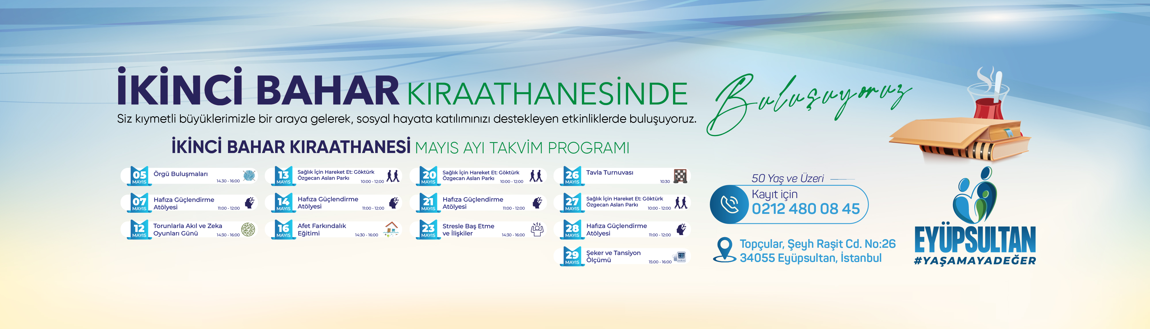 İkinci Bahar Kıraathanesinde Buluşuyoruz