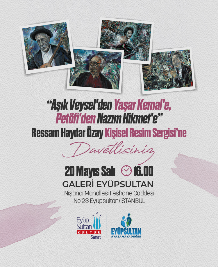Ressam Haydar Özay Kişisel Sergisi