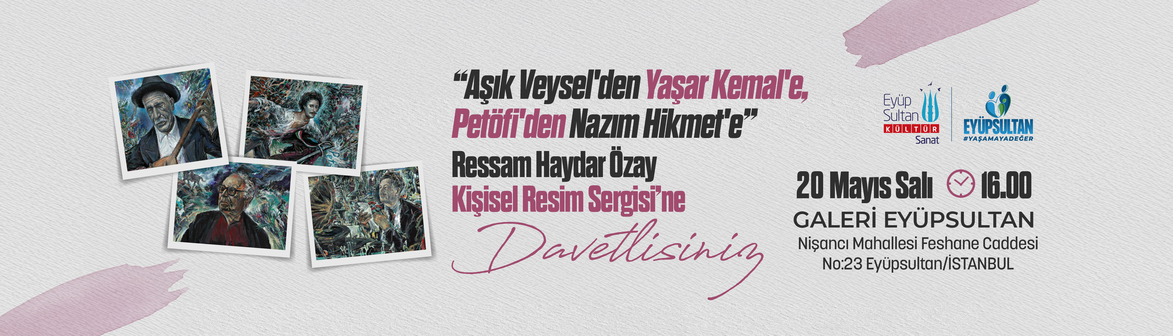Ressam Haydar Özay Kişisel Sergisi