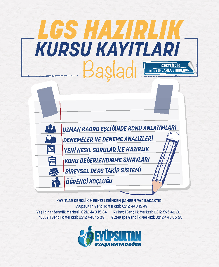 LGS Hazırlık Kursu Kayıtları Başladı