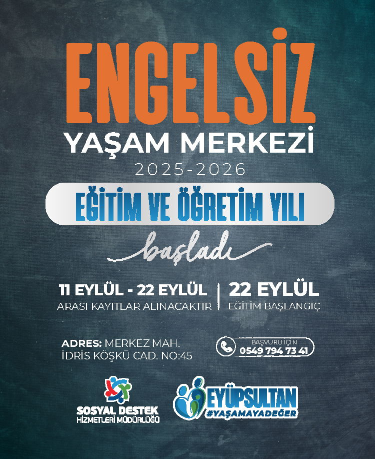 Engelsiz Yaşam Merkezi 2025-2026 Eğitim Ve Öğretim Yılı Başladı