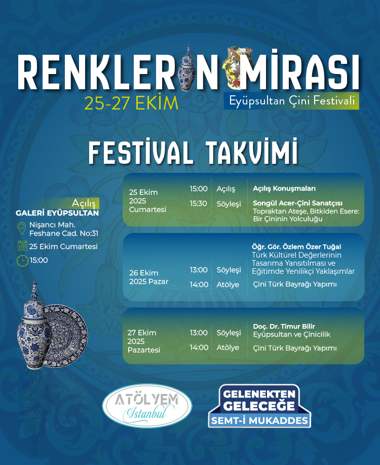Renklerin Mirası Eyüpsultan Çini Festivali