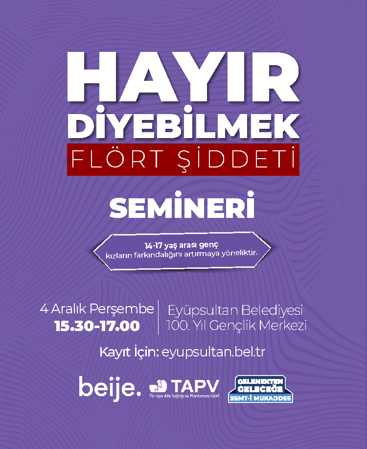 Hayır Diyebilmek – Flört Şiddeti Semineri