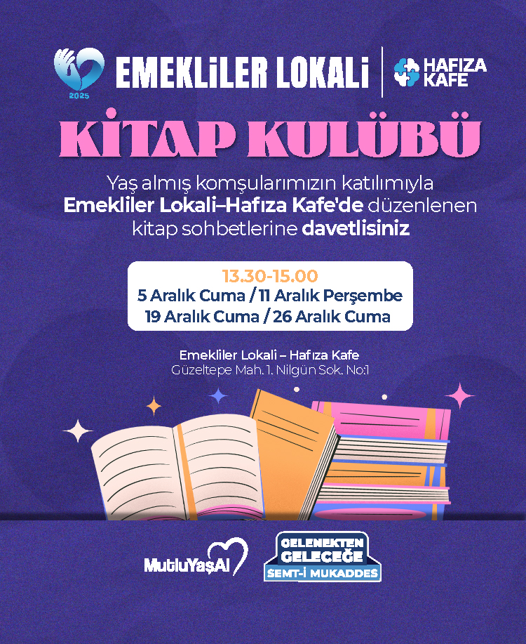 Emekliler Lokali-Hafıza Kafe Kitap Kulübü Etkinliği