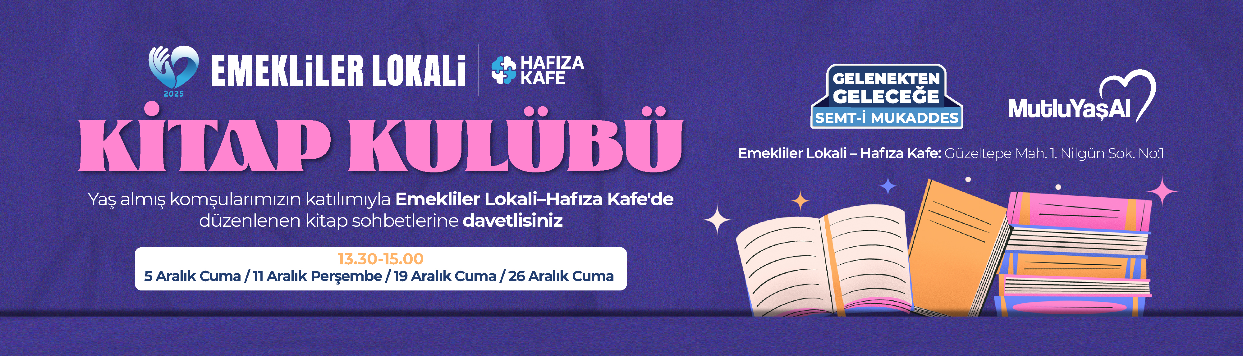 Emekliler Lokali-Hafıza Kafe Kitap Kulübü Etkinliği