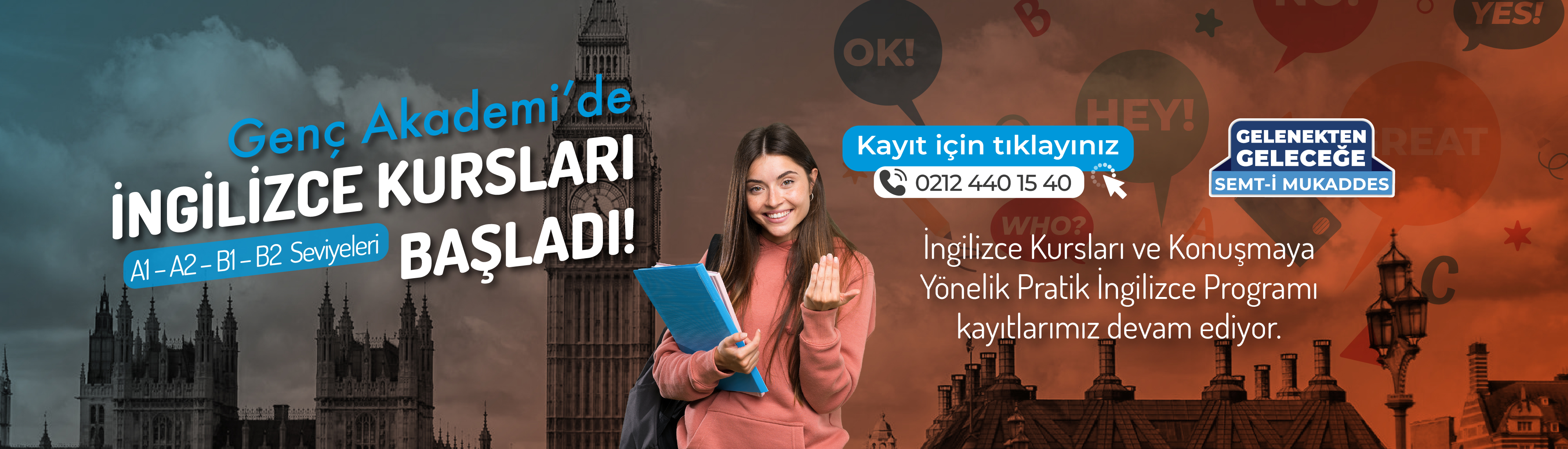 Genç Akademi İngilizce Kursu Kayıtları Başladı