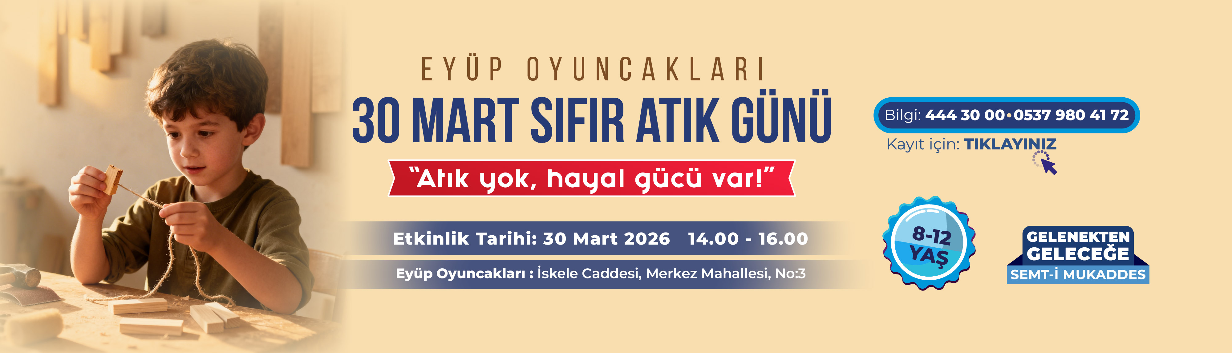 Eyüp Oyuncakları 30 Mart Sıfır Atık Günü Atölyesi