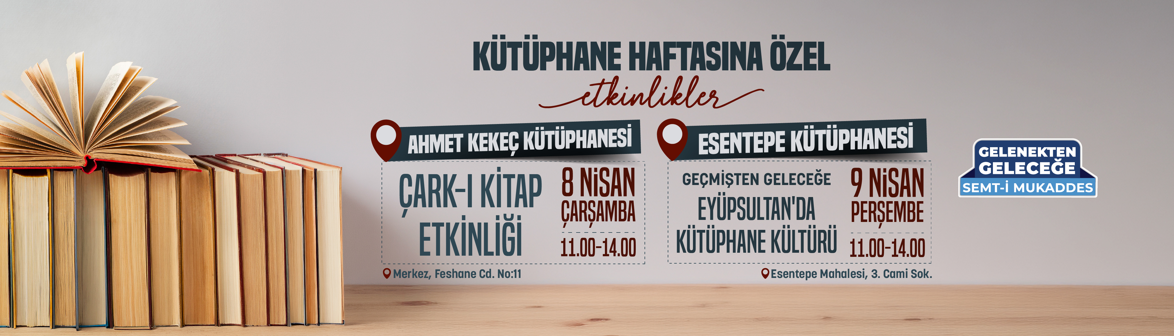 Kütüphane Haftasına Özel Etkinlikler