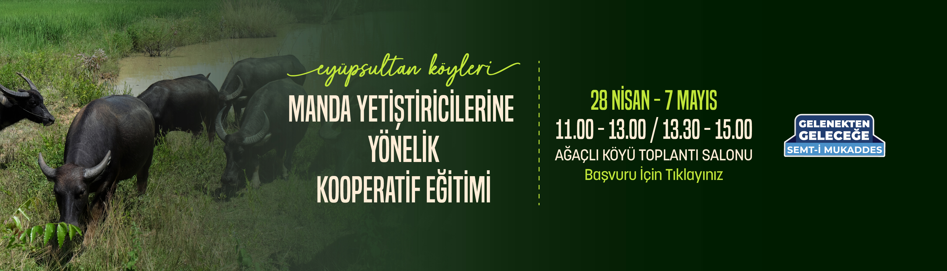 Manda Yetiştiricilerine Yönelik Kooperatifçilik Giriş Eğitimi