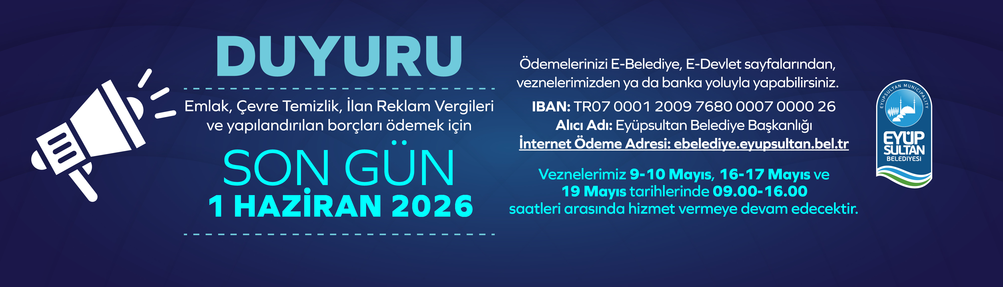 2026 - Mayıs ayı vergi duyuru 