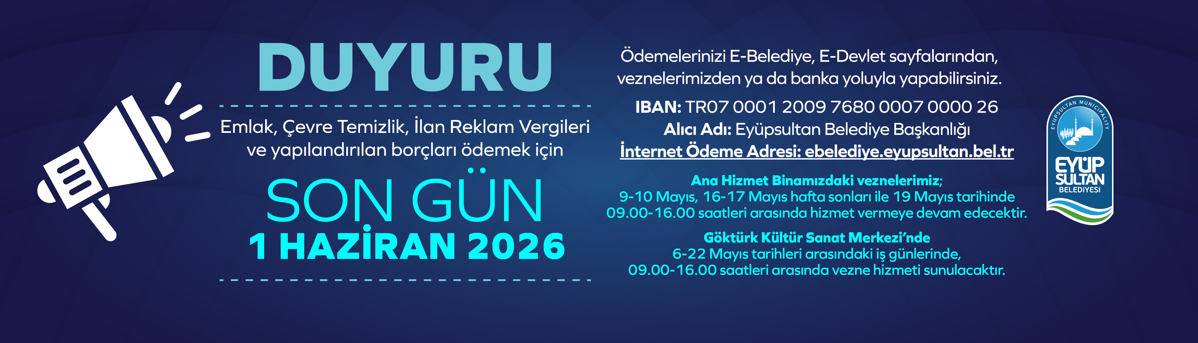 2026 - Mayıs ayı vergi duyuru 