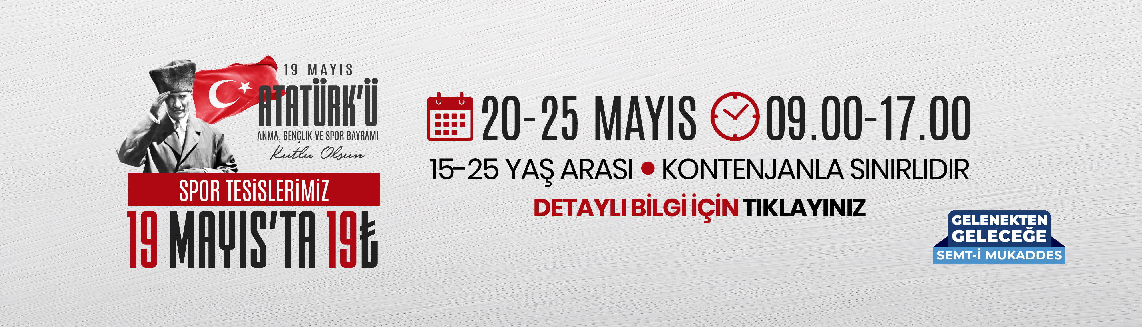 19 MAYIS'TA 19 TL