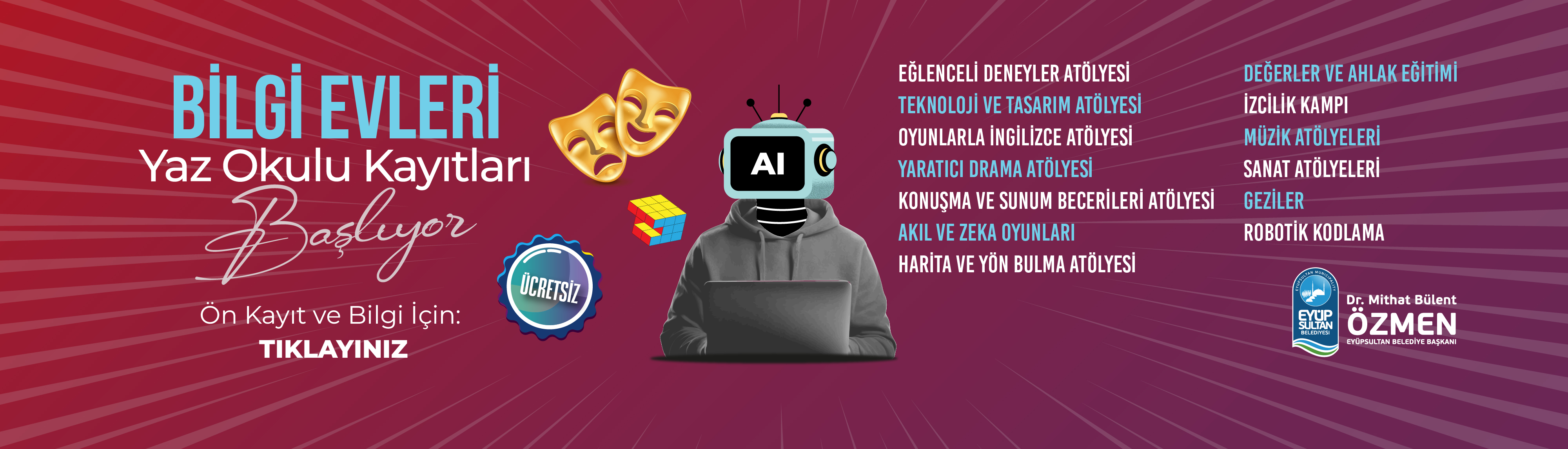 Bilgi Evleri Yaz Okulu Başlıyor