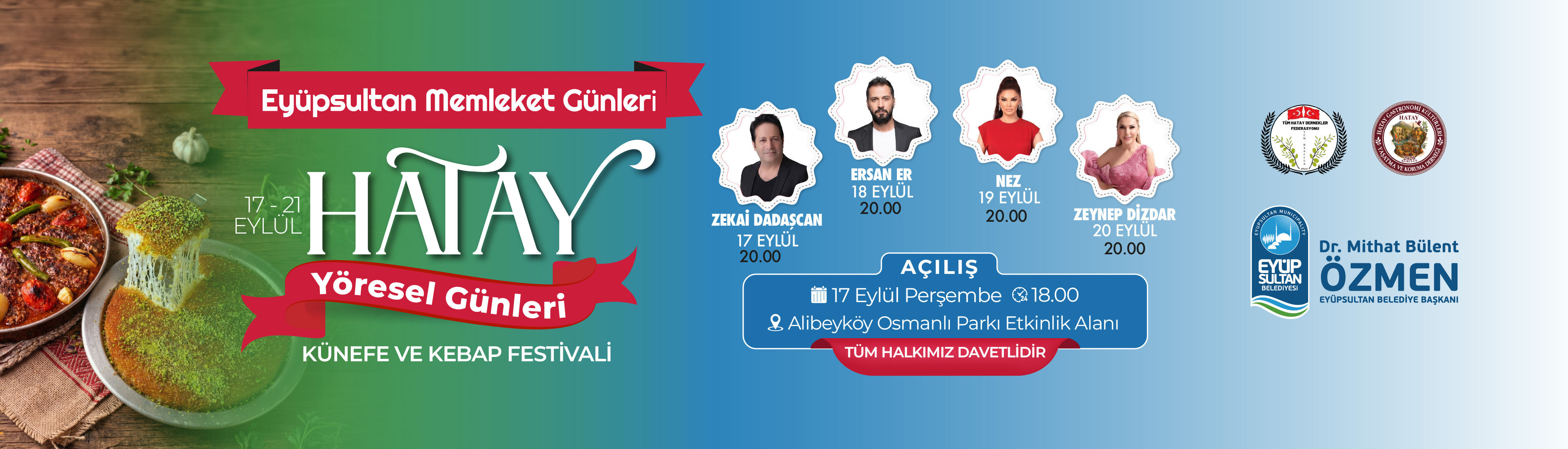 Hatay Künefe kebap festivali
