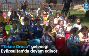 'Tekne Orucu' geleneği Eyüpsultan'da devam ediyor