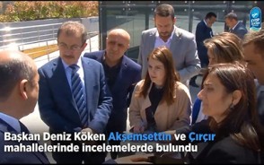 Başkan Deniz Köken Akşemsettin ve Çırçır... Başkan Deniz Köken Akşemsettin ve Çırçır...