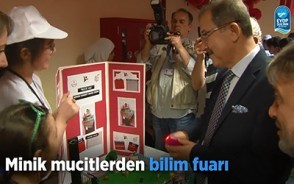 Minik mucitlerden bilim fuarı