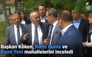 Başkan Köken, Rami Cuma ve Rami Yeni... Başkan Köken, Rami Cuma ve Rami Yeni...