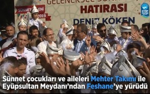 Eyüpsultan Sünnet Şöleni'nde çifte eğlence Eyüpsultan Sünnet Şöleni'nde çifte eğlence