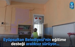 Eyüpsultan'da okullar pırıl pırıl oluyor Eyüpsultan'da okullar pırıl pırıl oluyor