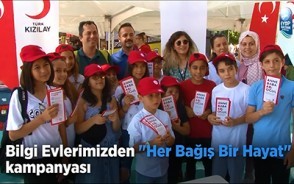 Bilgi Evlerimizden "Her Bağış Bir Hayat"kampanyası