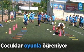 Çocuklar oyunla öğreniyor