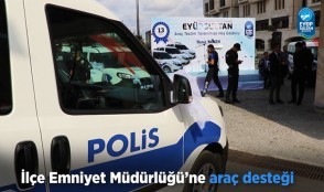 İlçe Emniyet Müdürlüğü'ne araç desteğinde bulunduk İlçe Emniyet Müdürlüğü'ne araç desteğinde bulunduk