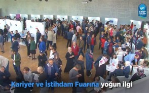 Kariyer ve İstihdam Fuarına yoğun ilgi Kariyer ve İstihdam Fuarına yoğun ilgi