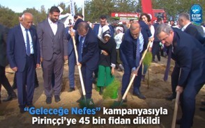 “Geleceğe Nefes” kampanyasıyla Pirinççi'ye 45... “Geleceğe Nefes” kampanyasıyla Pirinççi'ye 45...